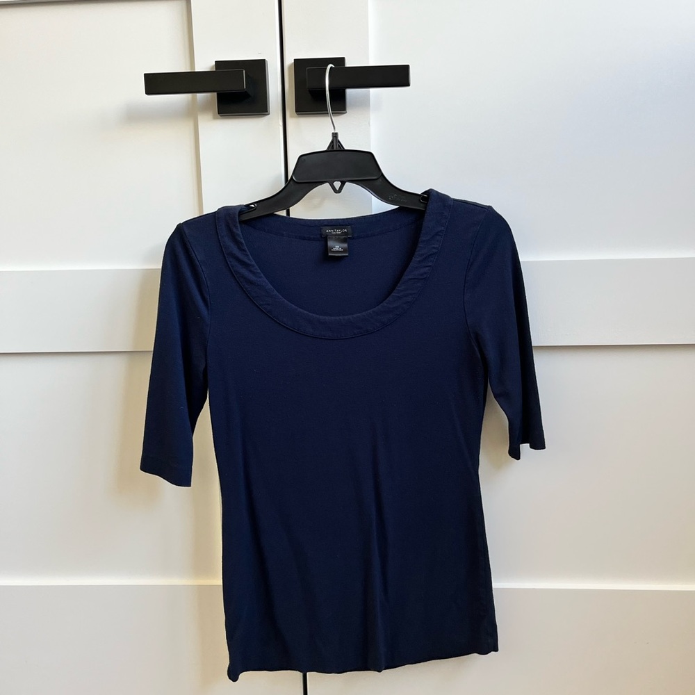 Navy Blue Women's Top
